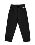 Homeboy X-tra Baggy Cord Hose – Black – Vorderansicht