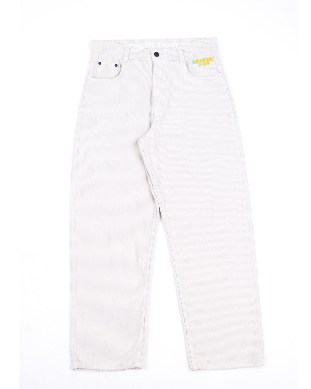 Homeboy X-tra Baggy Cord Hose – Antarctica – Vorderansicht