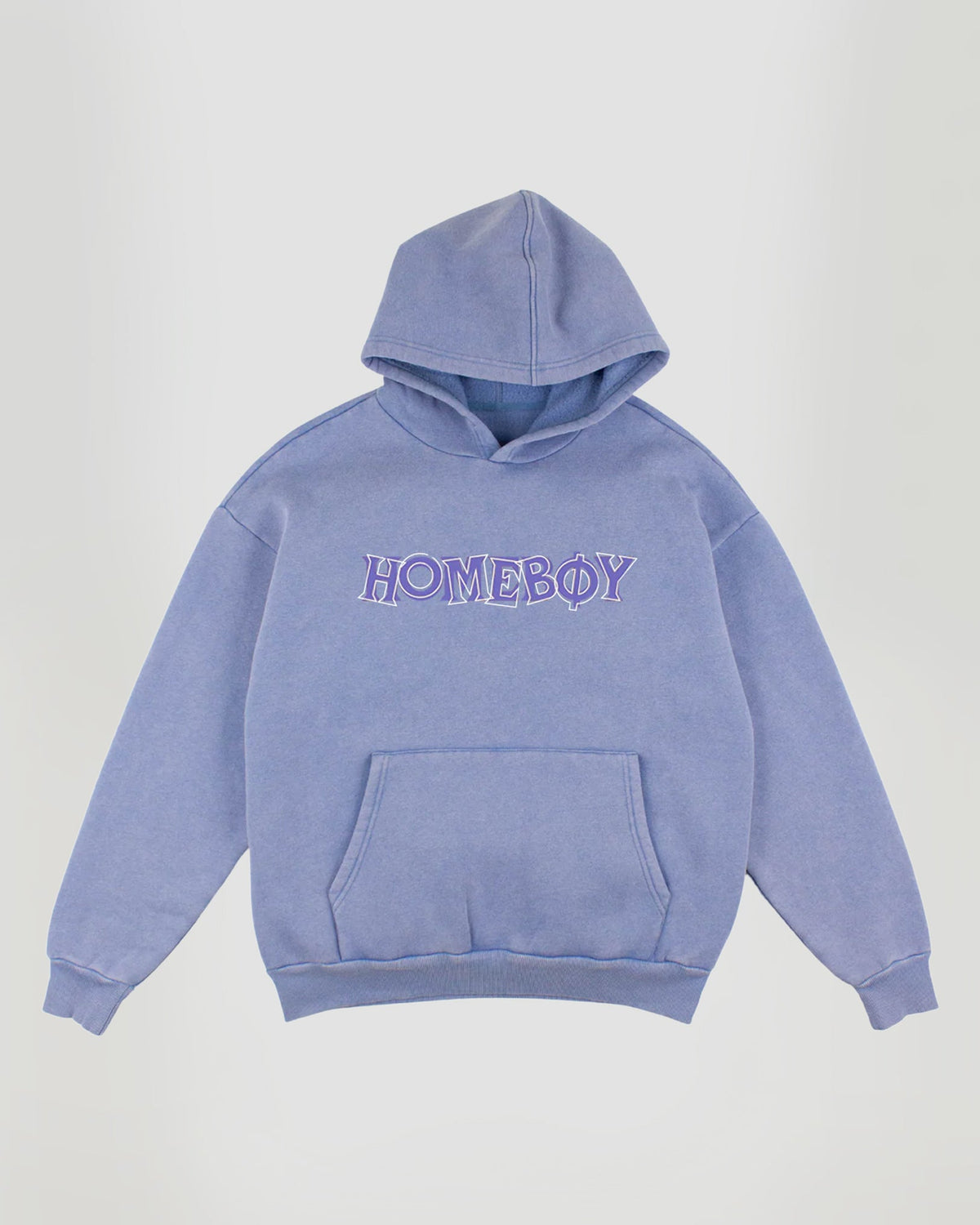 Homeboy Chaos Hoodie – Washed Light Blue
