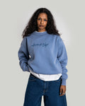 Homeboy Pencil Crew Sweatshirt – Washed Light Blue