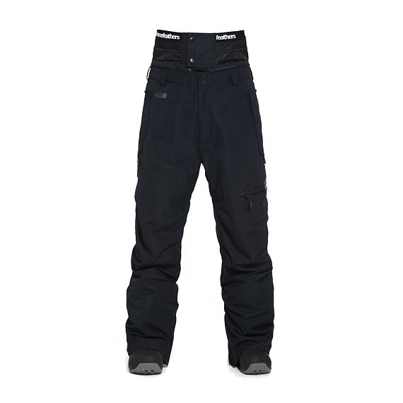 Horsefeathers Nelson Snowboardhose – Schwarz – Vorderansicht