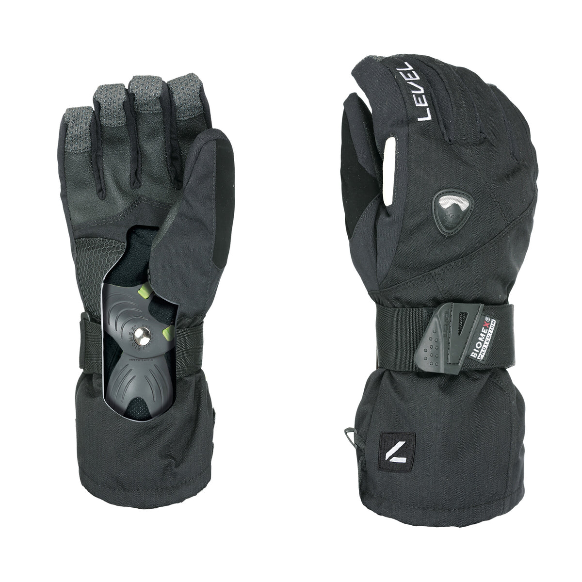 Level Fly Snowboardhandschuhe – Schwarz