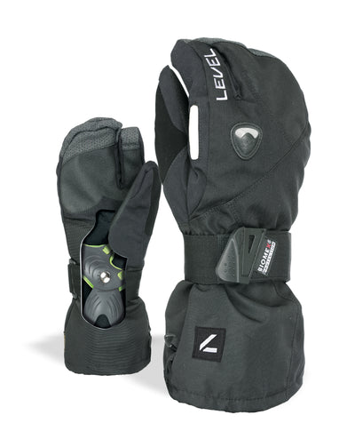 Level Fly Trigger Snowboardhandschuhe Schwarz