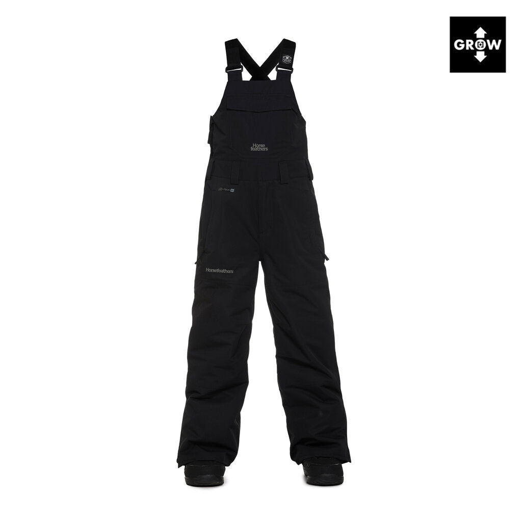 Horsefeathers Medler II Youth Snowboard-Latzhose – All Black