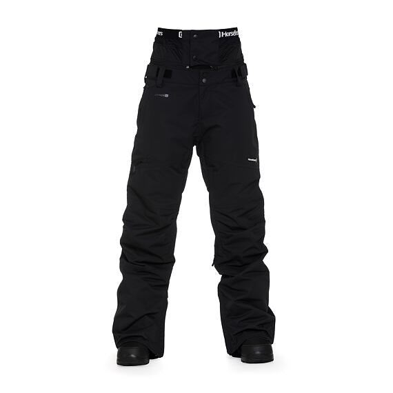 Horsefeathers Lotte II Damen-Snowboardhose – Schwarz Vorderansicht