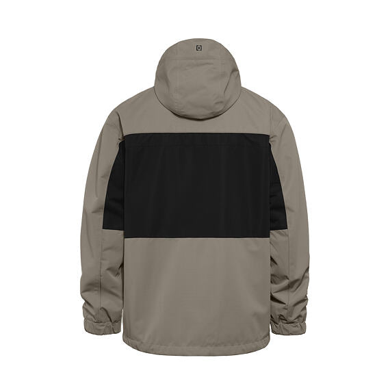 Horsefeathers Morris Snowboardjacke – Taupe Rückansicht