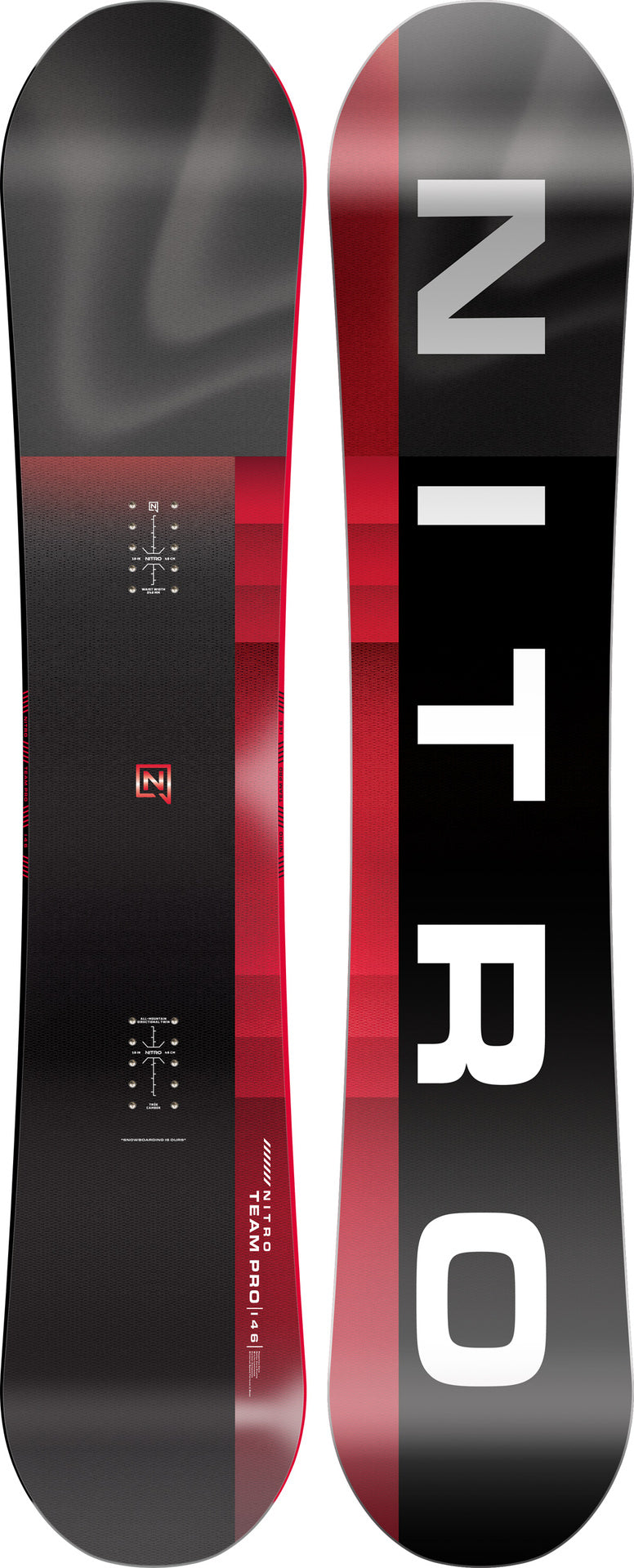 Nitro Team Pro Snowboard 2027 – Ober- und Unterseite