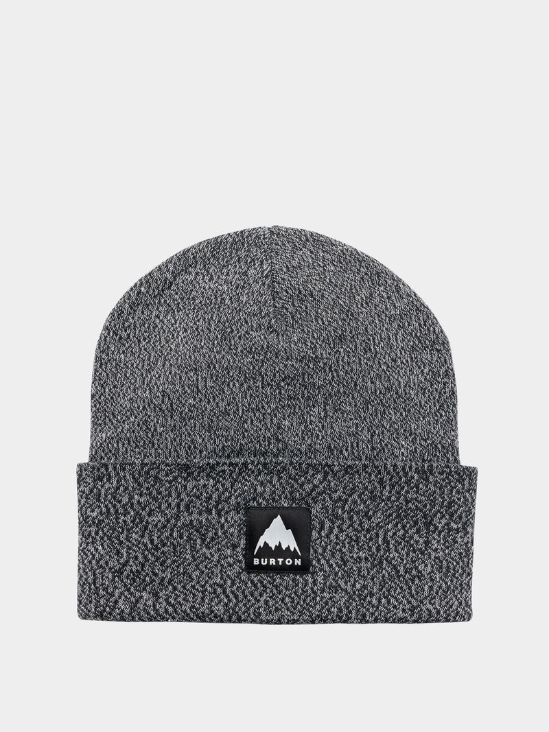 Burton Recycled Kactusbunch Tall Beanie – True Black / Stout White Marl
