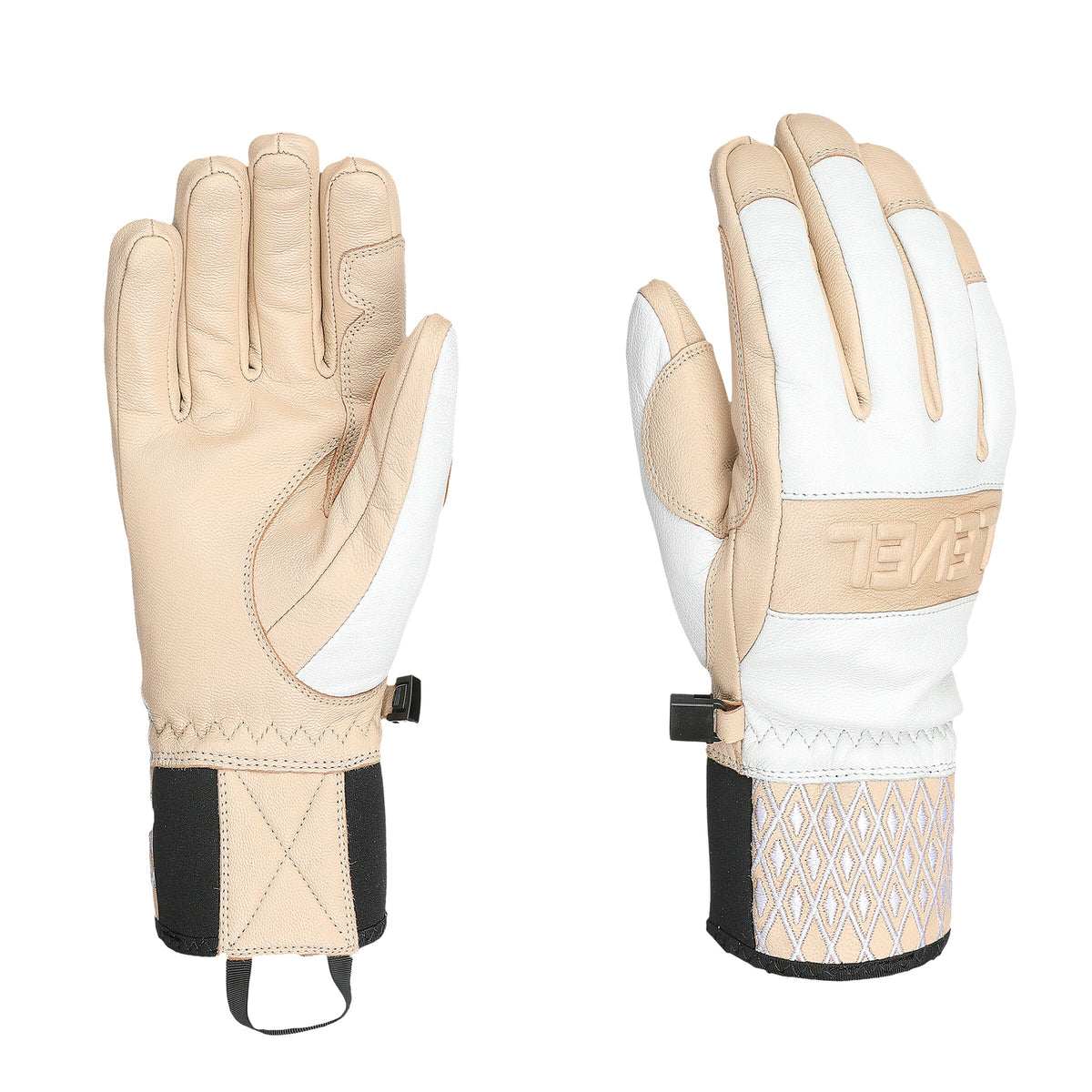 Level Joy W Damen-Skihandschuhe – Weiß