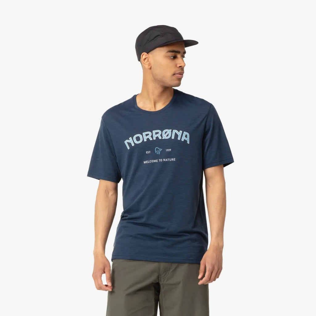 Norrøna Svalbard Wool T-Shirt – Indigo Night / Heritage Blue – weitere Ansicht