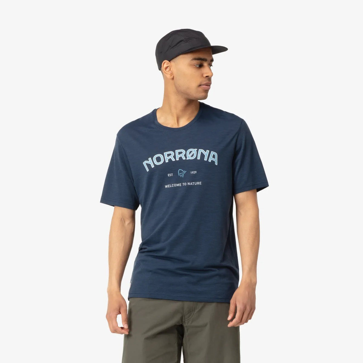 Norrøna Svalbard Wool T-Shirt – Indigo Night / Heritage Blue – weitere Ansicht
