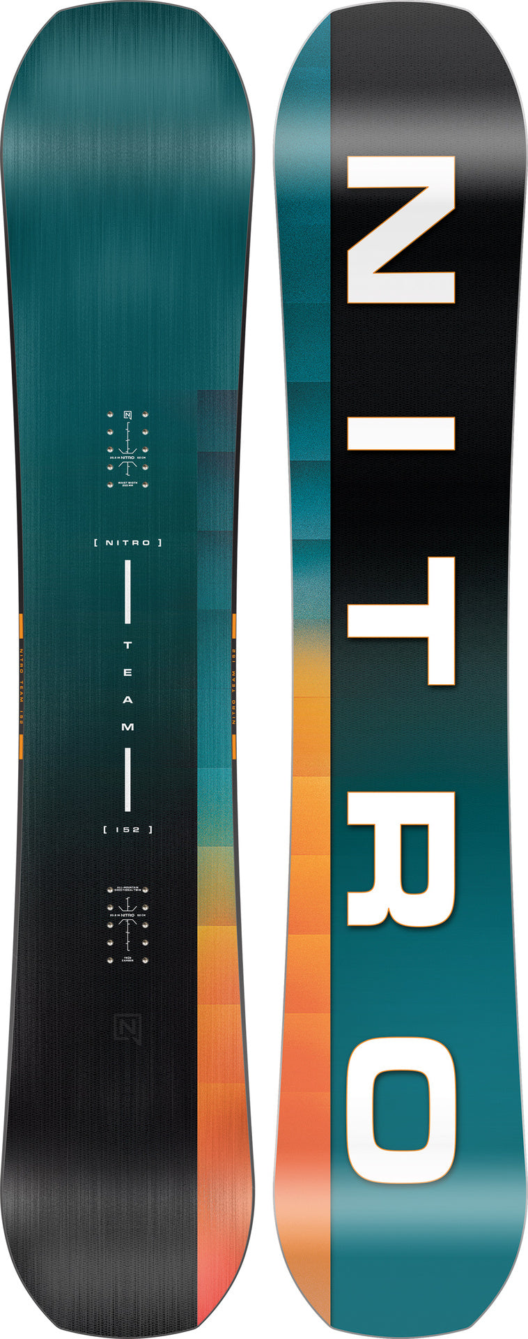 Nitro Team Snowboard 2027 – Ober- und Unterseite