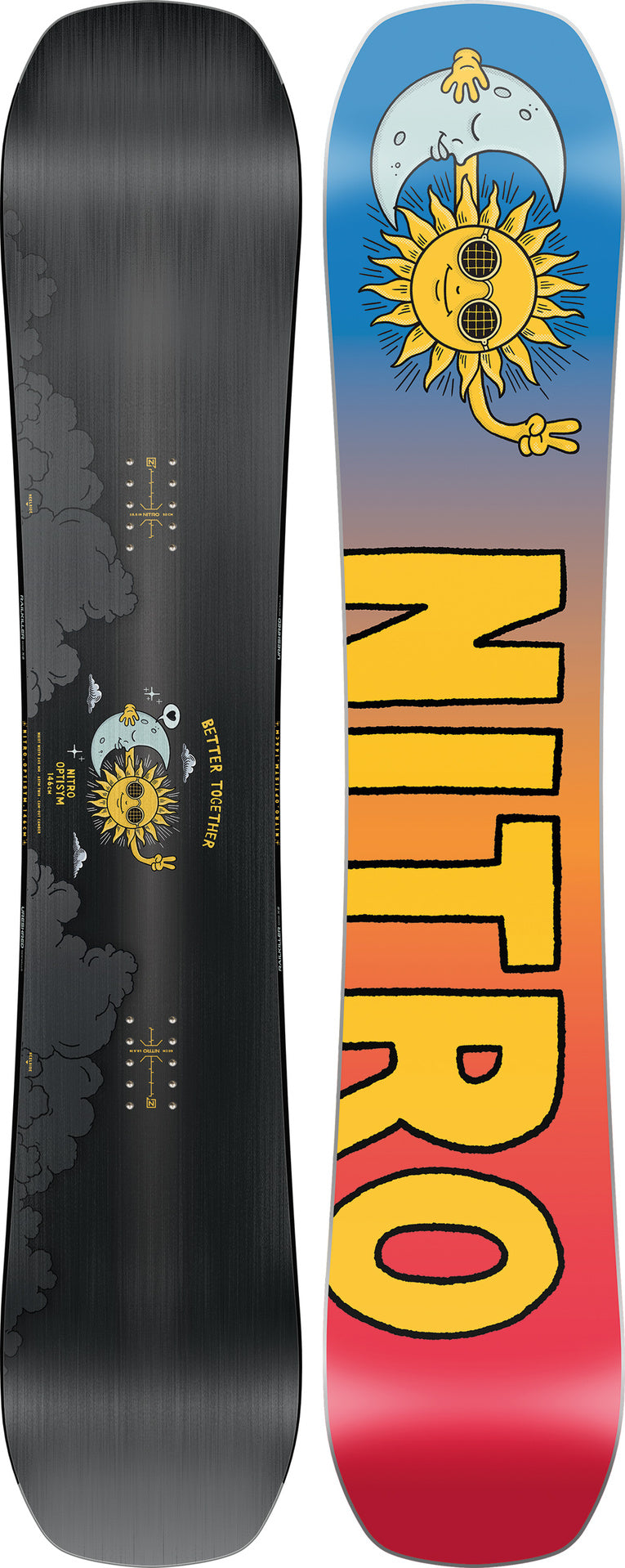 Nitro Optisym Snowboard 2027 – Ober- und Unterseite