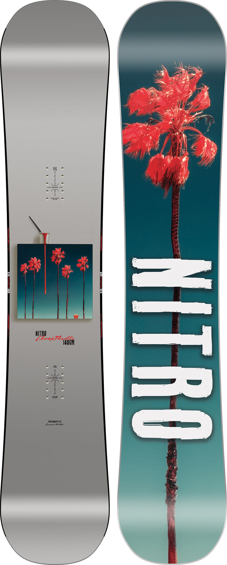 Nitro Cheap Thrills Snowboard 2027 – Ober- und Unterseite