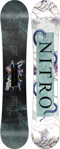 Nitro Mystique Damen-Snowboard 2027 – Ober- und Unterseite