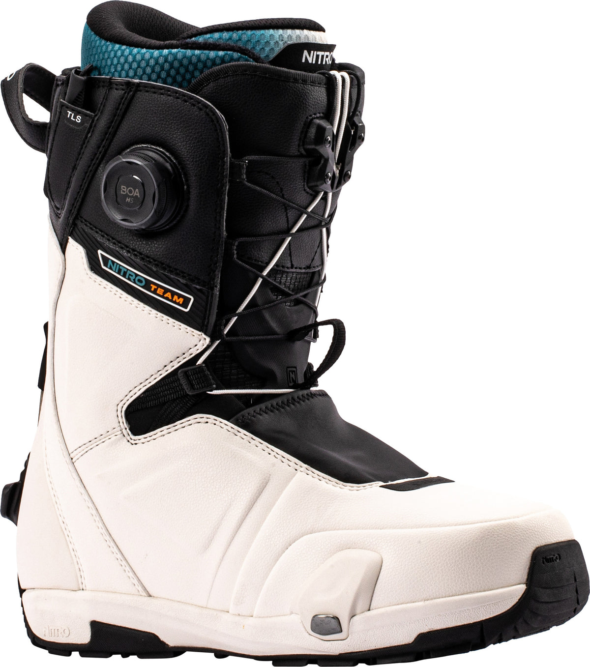 Nitro Team TLS Step On Herren-Snowboardboots 2027 – White / Black