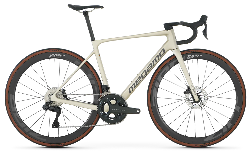 MEGAMO RAISE 05 CW ULTEGRA DI2 2026 – CARBON-RENNRAD SILVER ASH