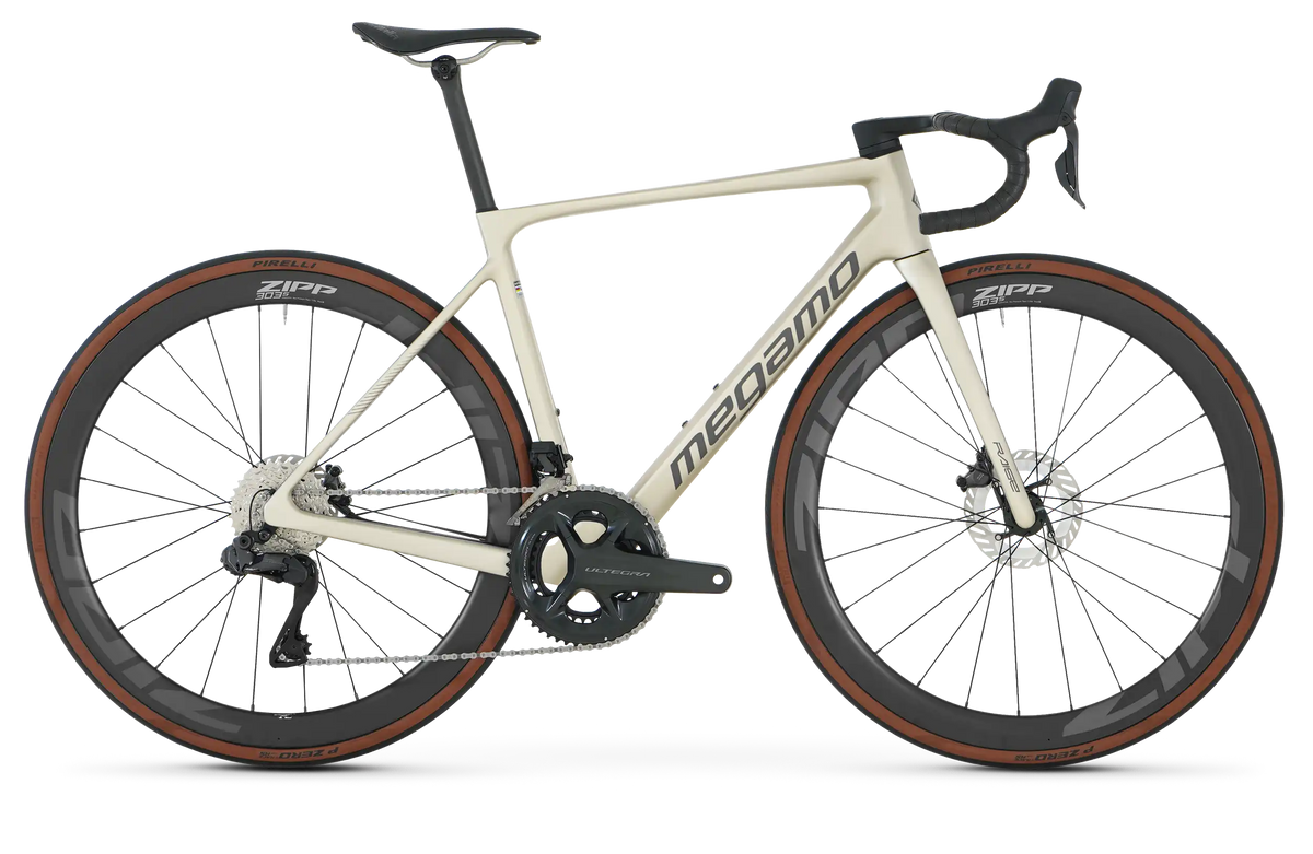 MEGAMO RAISE 05 CW ULTEGRA DI2 2026 – CARBON-RENNRAD SILVER ASH