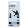 SCHWALBE Tubeless-Ventil Clik Valve, schwarz, aus Aluminium, 60 mm SCV-Ventil