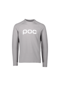 POC Reform Enduro Langarmtrikot – Alloy Grey Vorderansicht