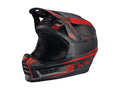 iXS Xact Fullface Helm – Black / Fluo Red – Ansicht 1