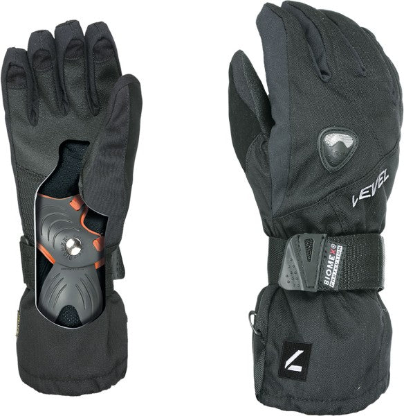 Level Fly JR Kinder-Snowboardhandschuhe – Black