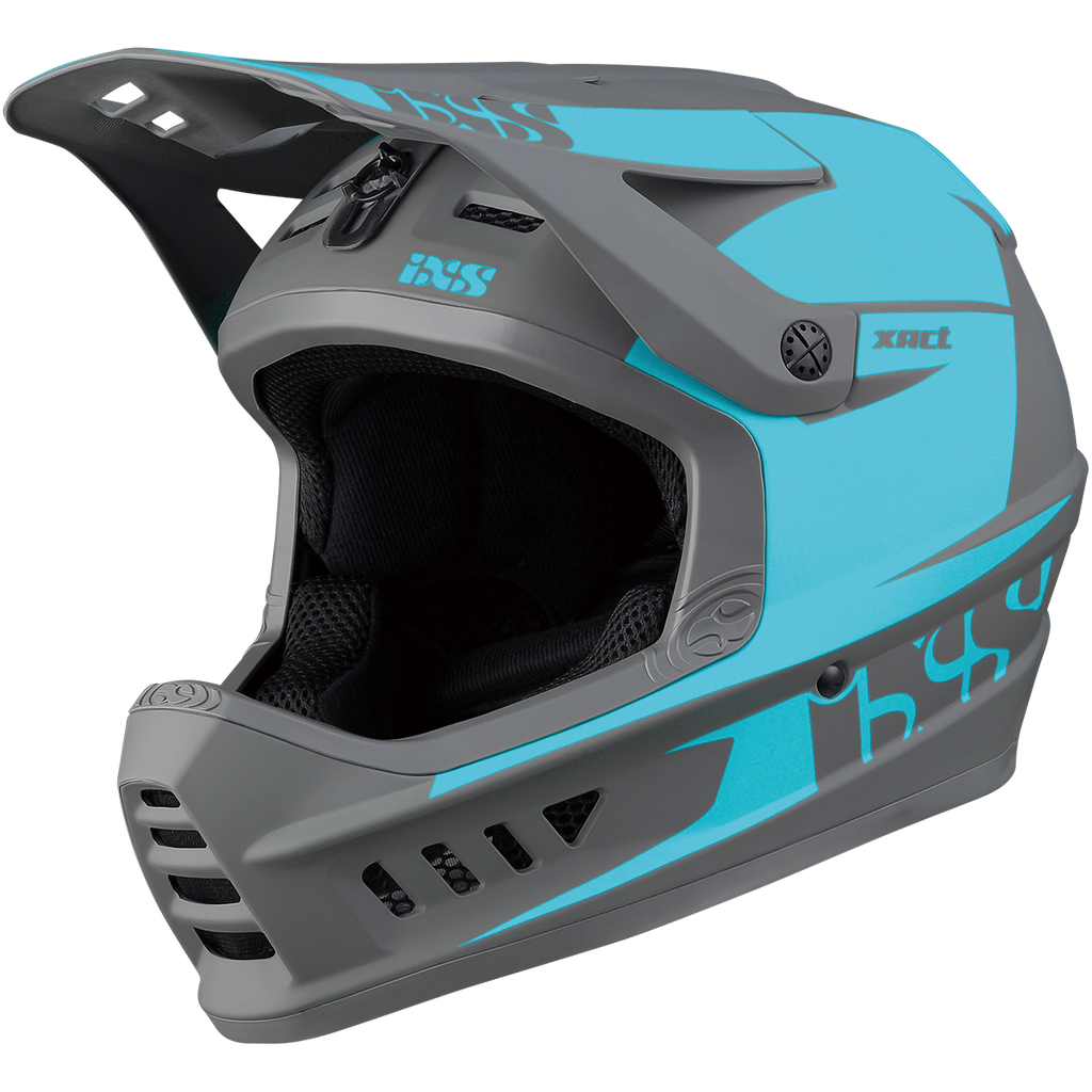 iXS Xact Evo Fullface Helm – Lagoon / Graphite – Ansicht 1