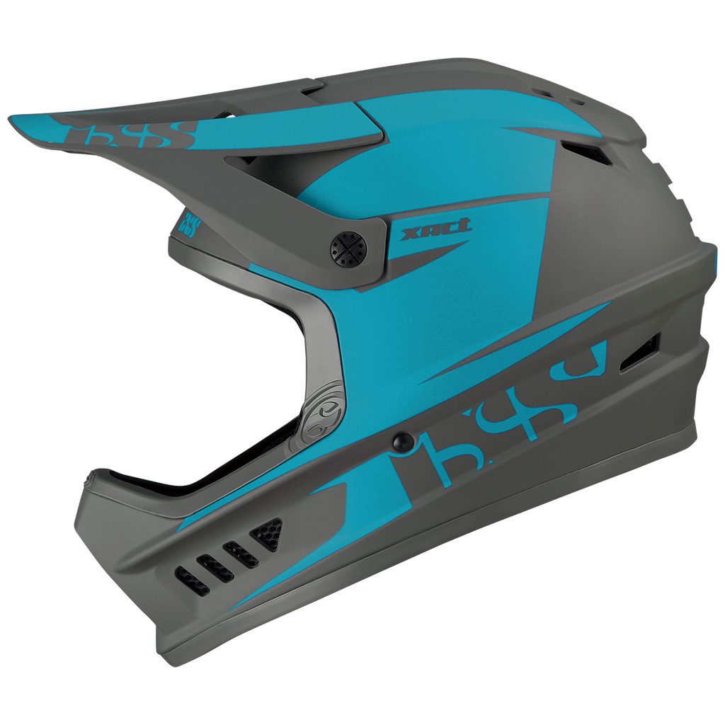 iXS Xact Evo Fullface Helm – Lagoon / Graphite – Ansicht 2