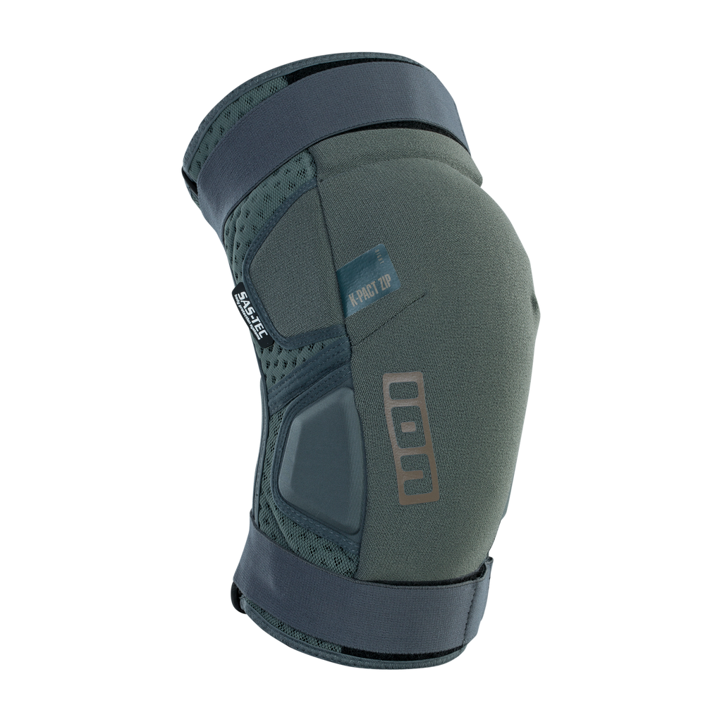 ION K-Pact Zip Knieprotektoren Thunder Grey