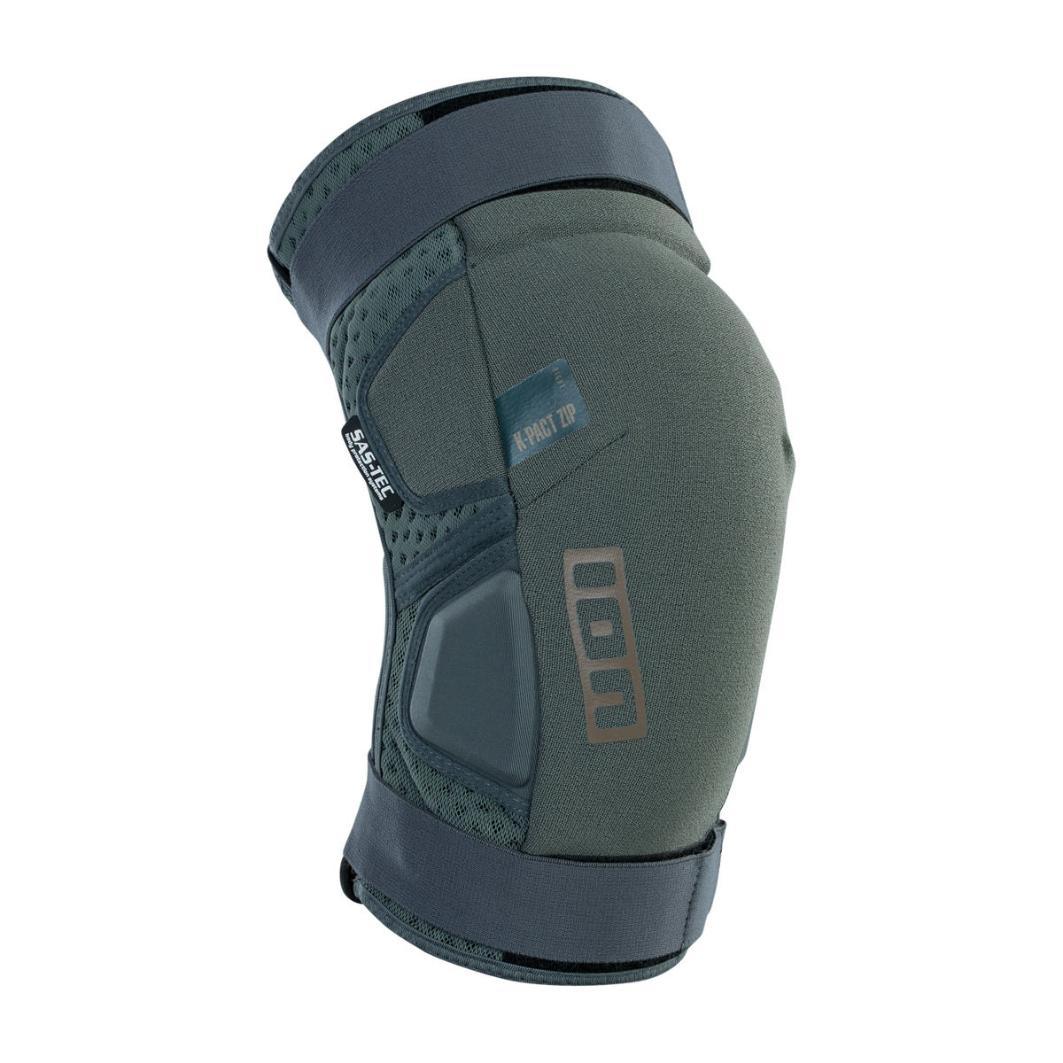 ION K-Pact Zip Knieprotektoren Thunder Grey
