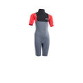 ION Capture 2/2 Shorty SS Back Zip Junior – steel blue/red/black