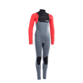 ION Capture 5/4 Front Zip Junior – steel blue/red/black