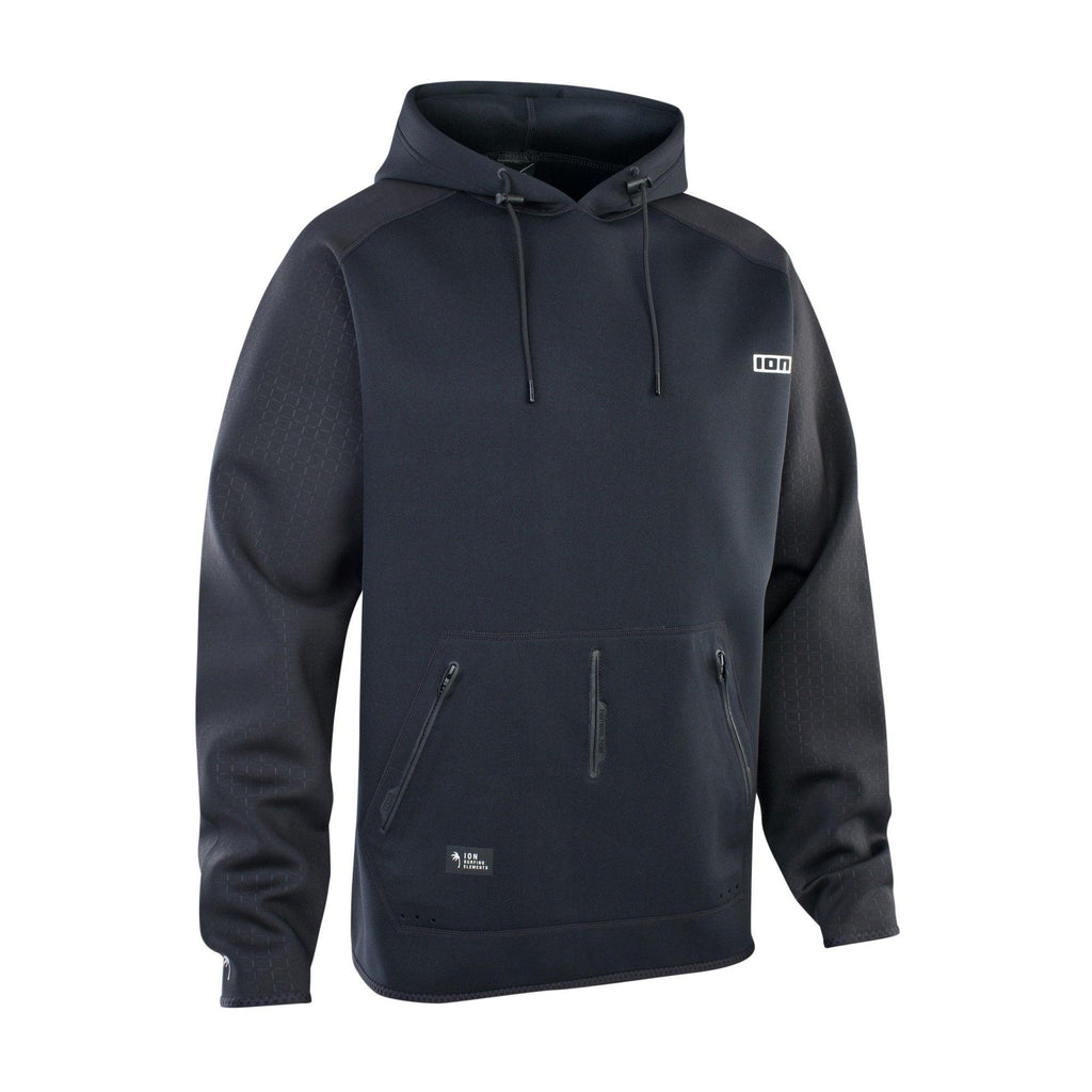 ION Water Hoody Neo Lite Herren – Black – Vorderansicht
