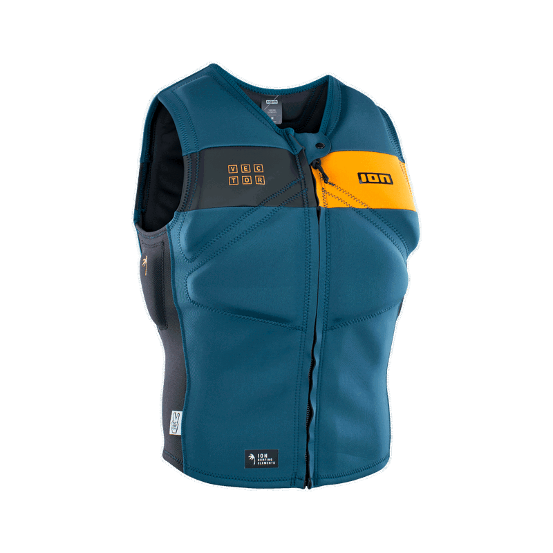 ION Vector Amp Front Zip Herren – petrol