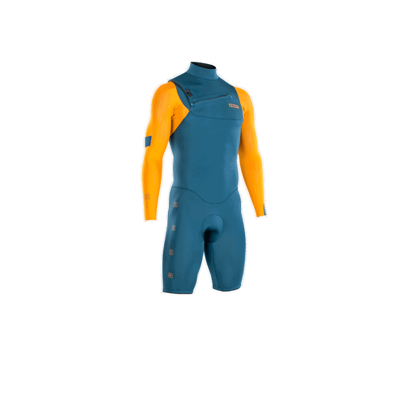 ION Seek Core Shorty LS 2/2 Front Zip Herren – petrol