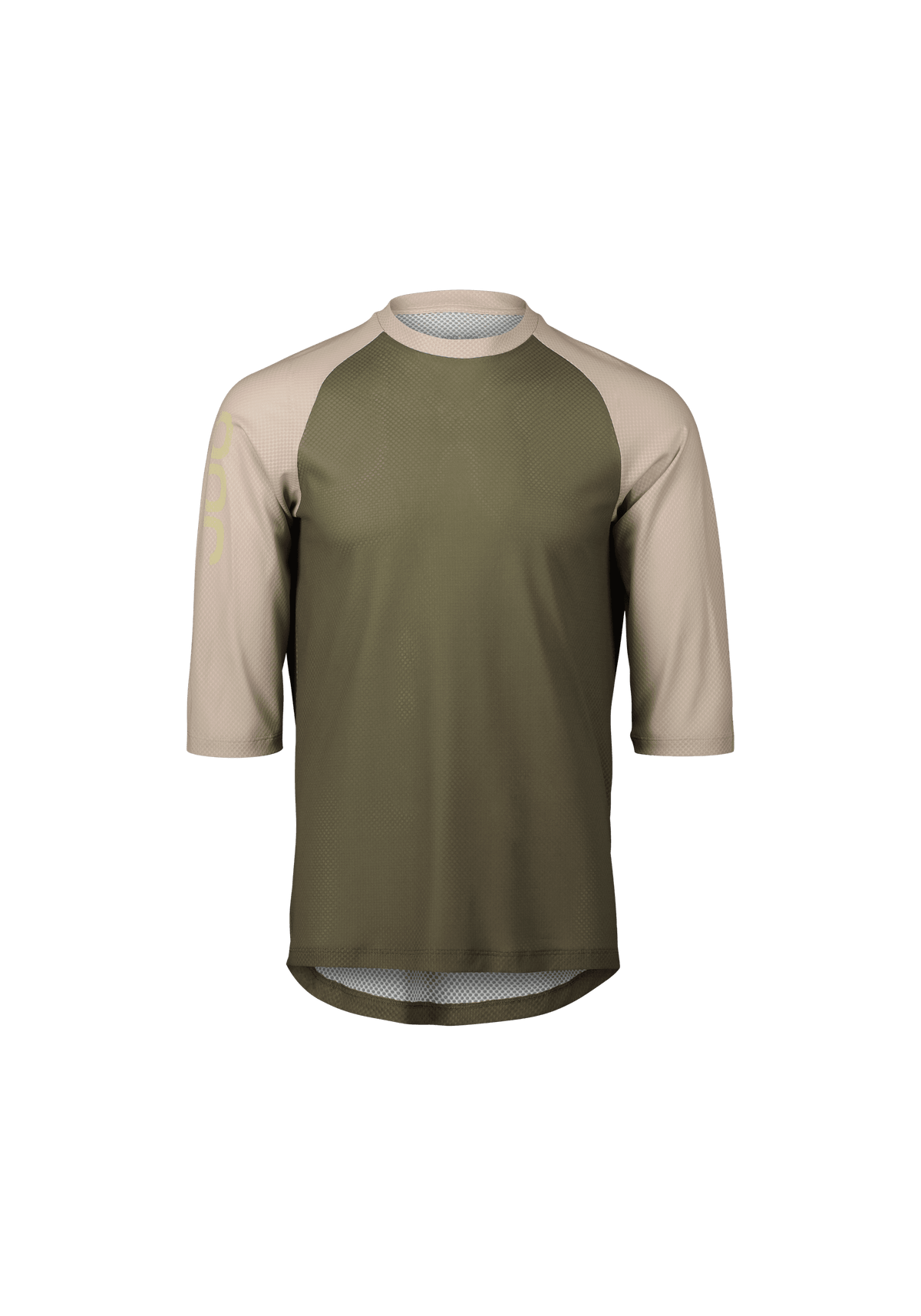 POC MTB Pure 3/4 Jersey – Epidote Green / Beige Vorderansicht