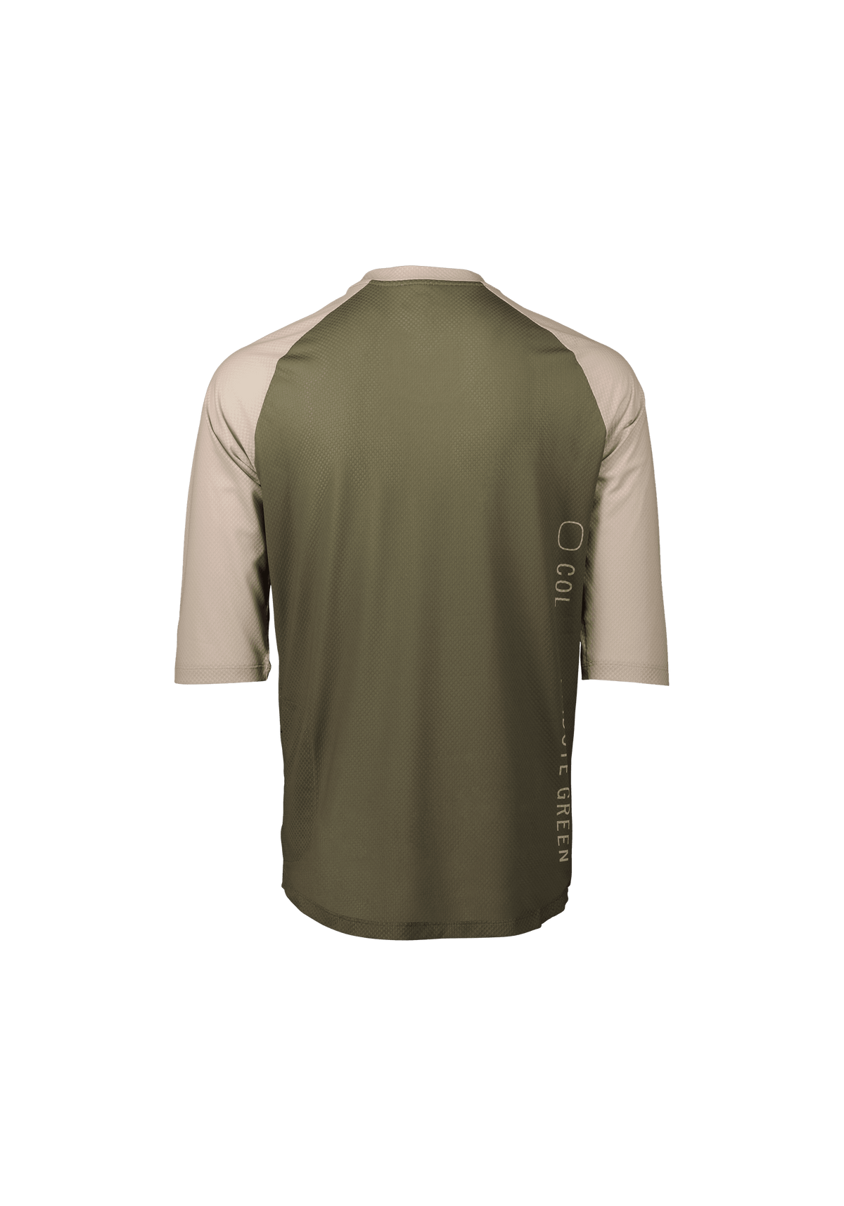 POC MTB Pure 3/4 Jersey – Epidote Green / Beige Rückansicht