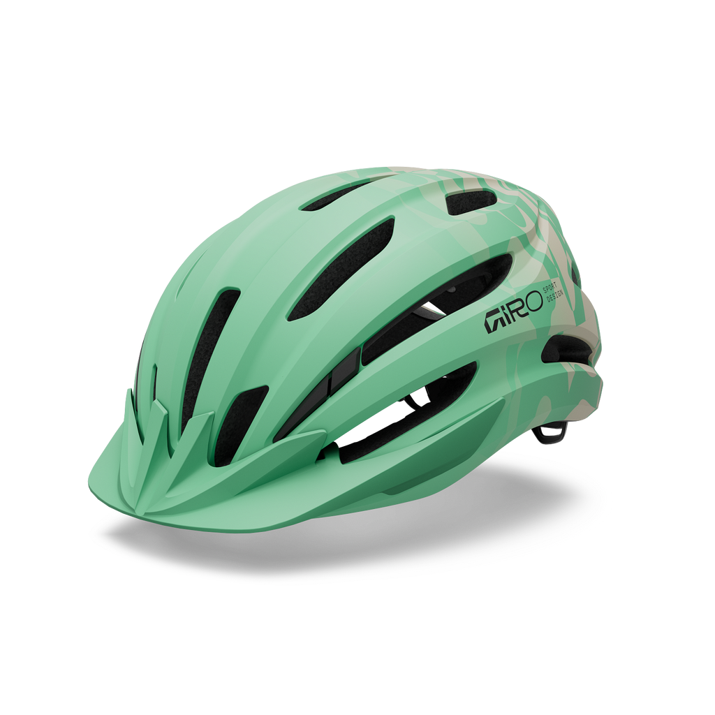 Giro Register Mips II Jugendhelm – Matte Green Rush – schräge Vorderansicht