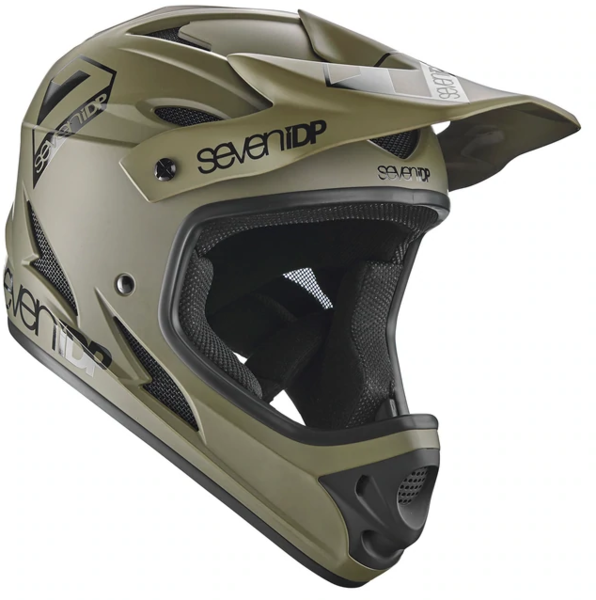 7iDP M1 Jugend Fullface Helm – Army Green – Ansicht 1