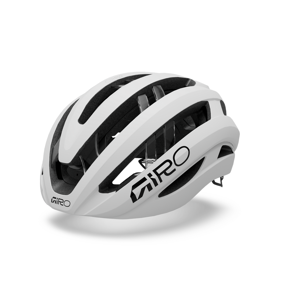Giro Aries Spherical Matte White – schräge Vorderansicht