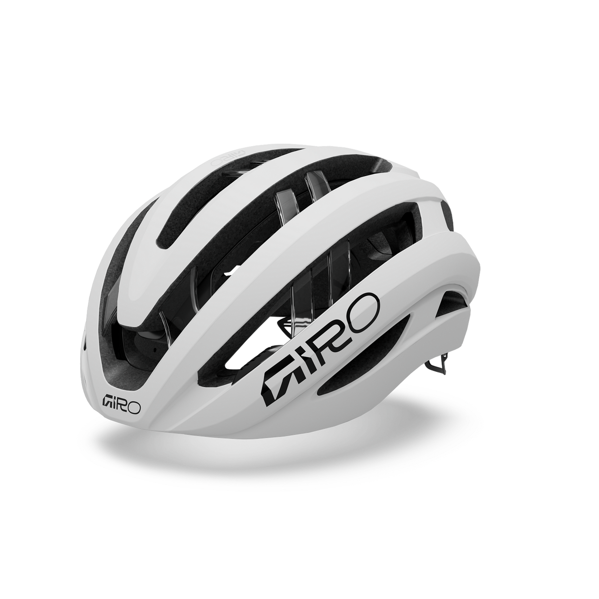 Giro Aries Spherical Matte White – schräge Vorderansicht