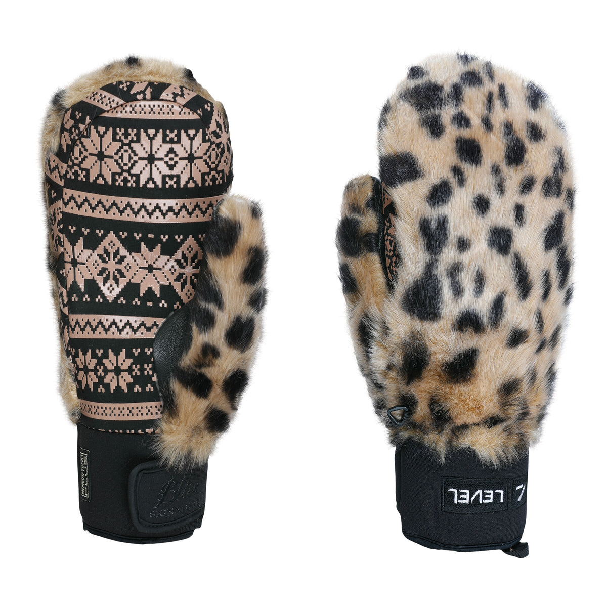 Level Siberian Damen-Fäustlinge – PK Brown
