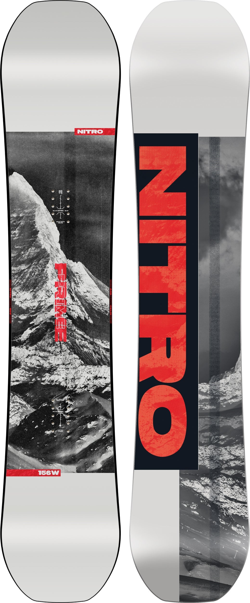 Nitro Prime Raw Wide Snowboard 156W