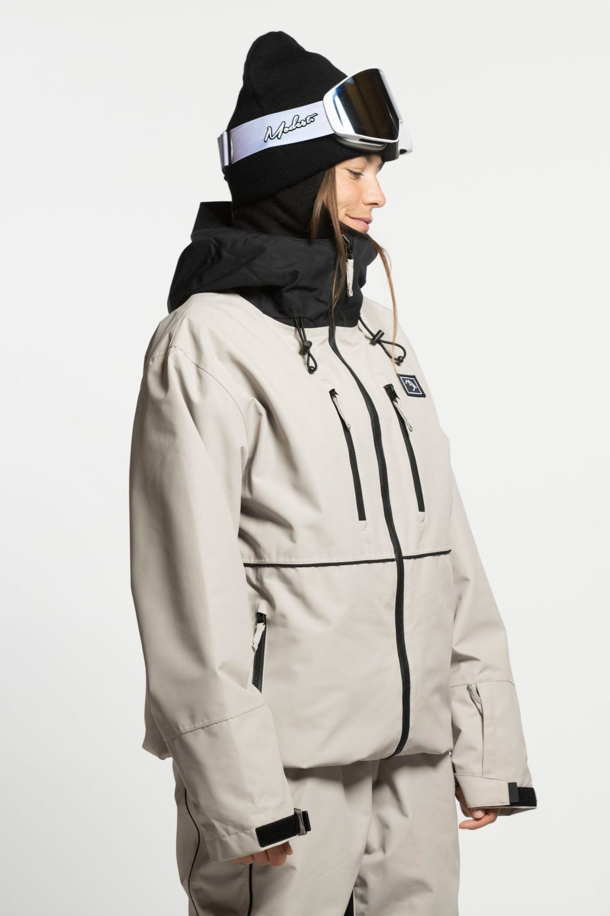 BA Supply Apex Snowboardjacke – Stone Beige – weitere Ansicht