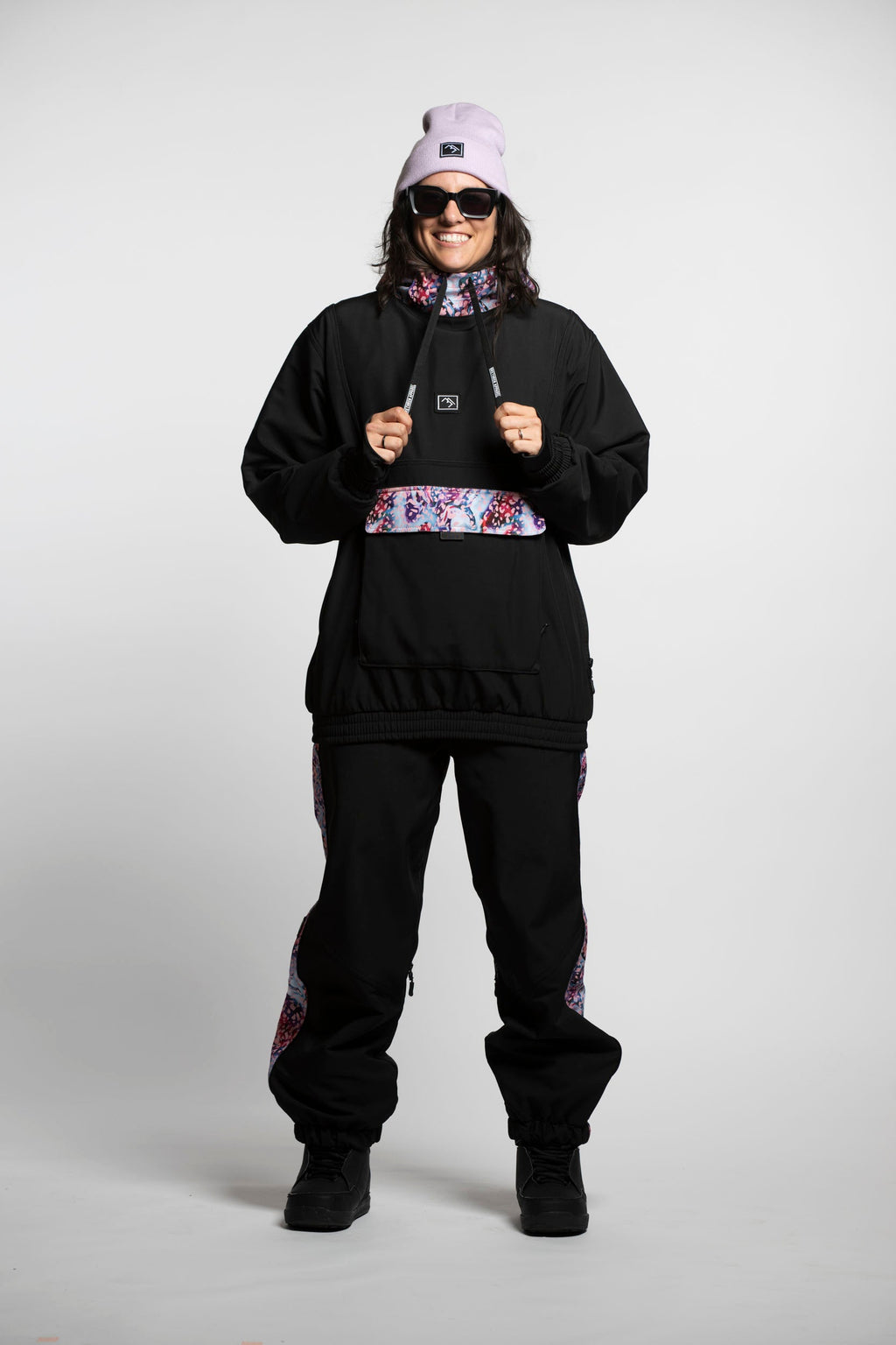 BA Supply Baseline Snowboard-Pullover – Darkside / Thompson Print – weitere Ansicht