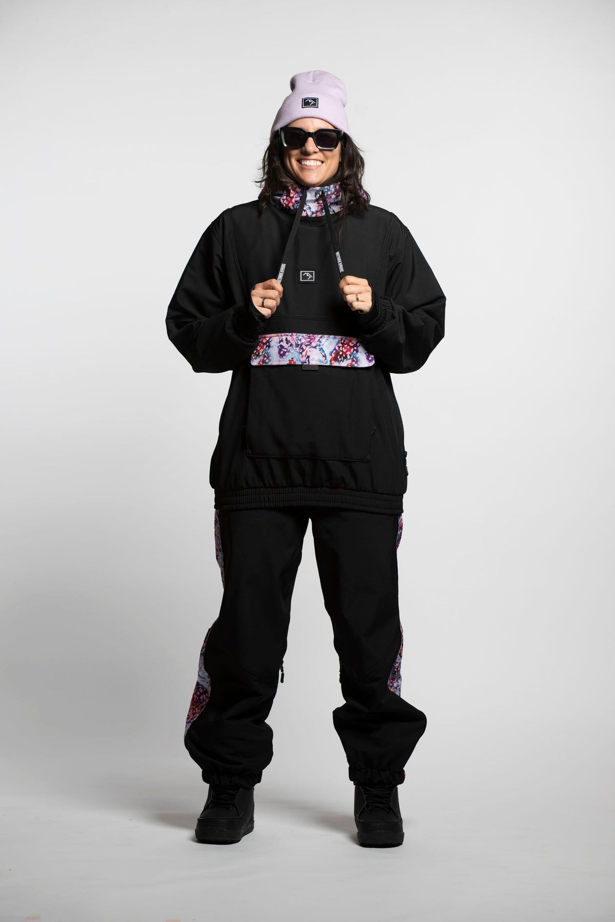 BA Supply Baseline Snowboard-Pullover – Darkside / Thompson Print – weitere Ansicht