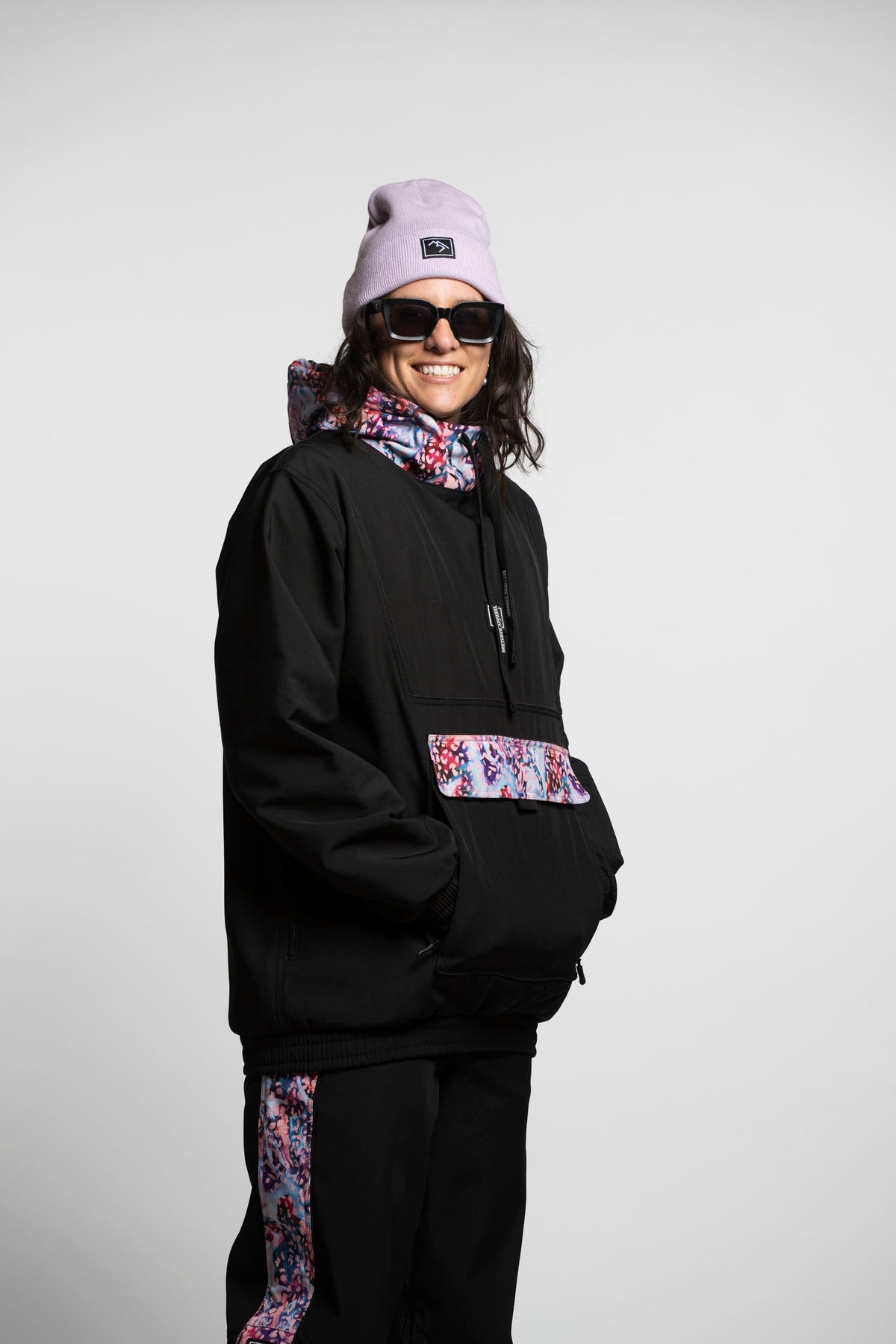 BA Supply Baseline Snowboard-Pullover – Darkside / Thompson Print – Produktansicht