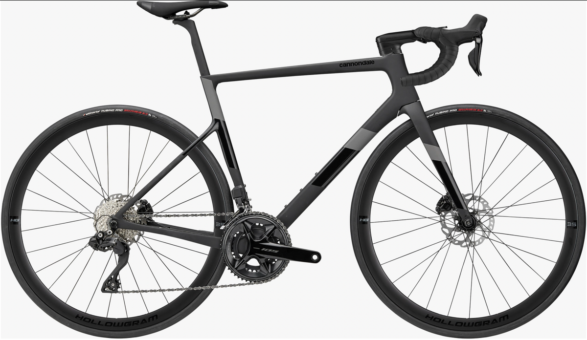 CANNONDALE SUPERSIX EVO CARBON DISC 105 DI2 – CARBON-RENNRAD BLACK NOIR