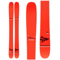 LINE Sir Francis Bacon Shorty Junior-Ski in Rot mit Fischgrafik – Modellabbildung 155 cm