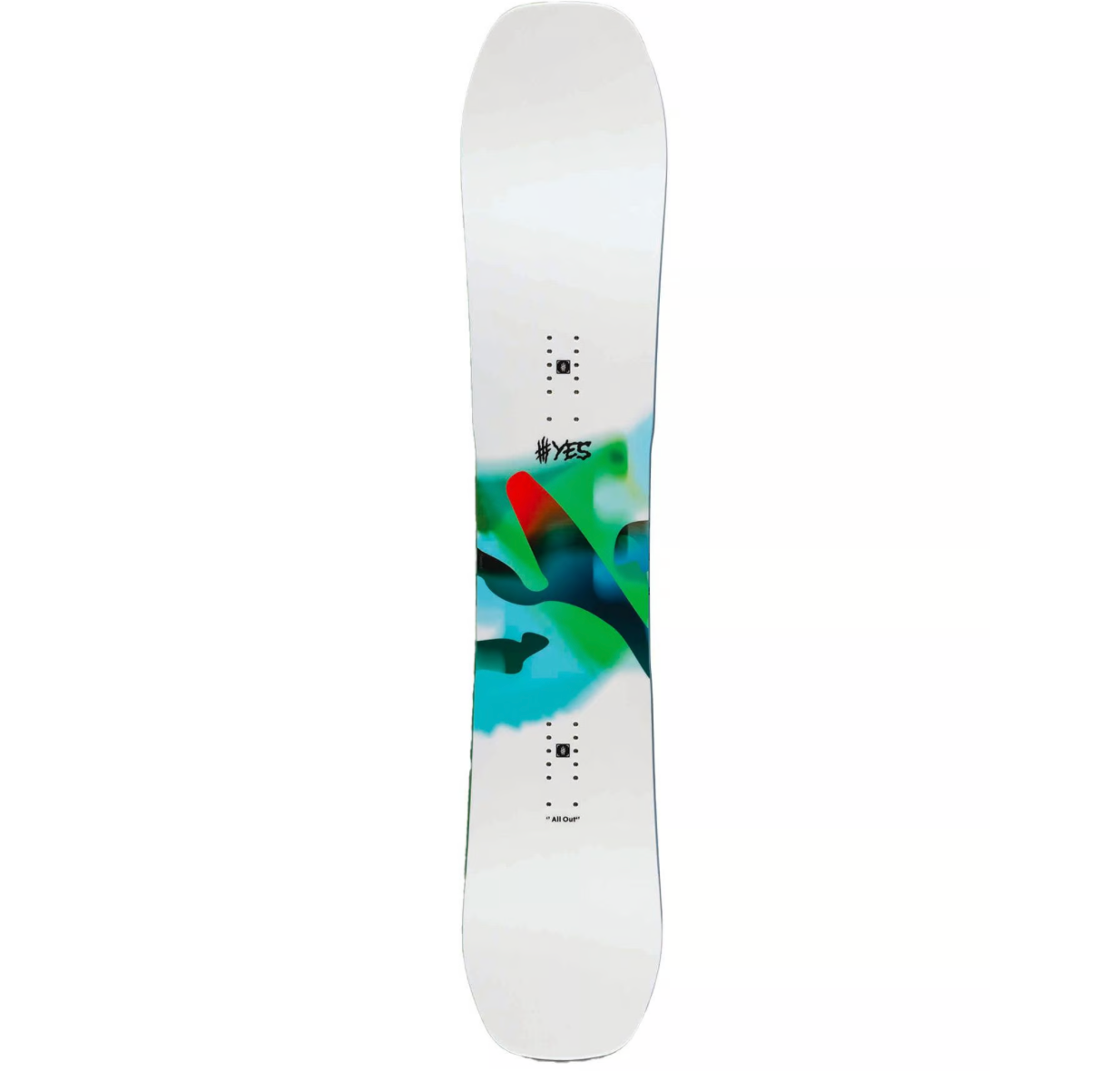 YES All-Out Snowboard – All-Mountain & Freestyle Allzweck-Board